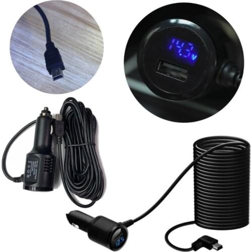 Mini USB Car Power Charger Adapter Cable Cord For Car DVR Camera GPS Video Recorder ,Vehicle Power Cable ï¼Vehicle Power D7YA