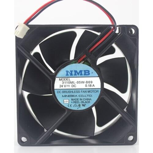 Ball 24V0.18A 8025 Inverter Industrial Computer Chassis Cooling Fan 3110ML-05W-B69