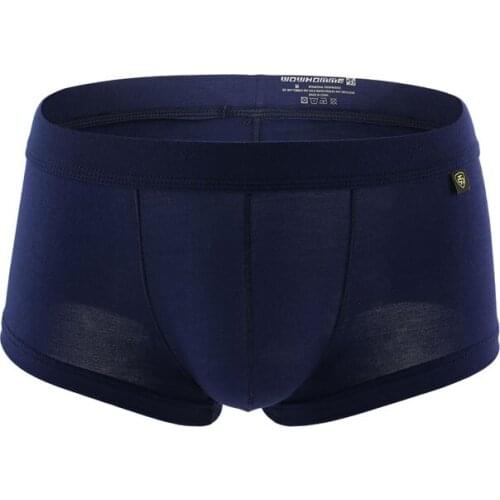 Mens Underwear Boxers Underwear Men Modal Shorts Solid Cuecas Boxershorts Men Low Waist Boxer Underpants Trunks Pants