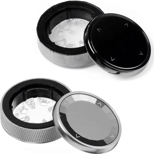 Center Console Multimedia Control Button Knob Trims Cover for-BMW Mini Cooper 5-Buttons Car Styling