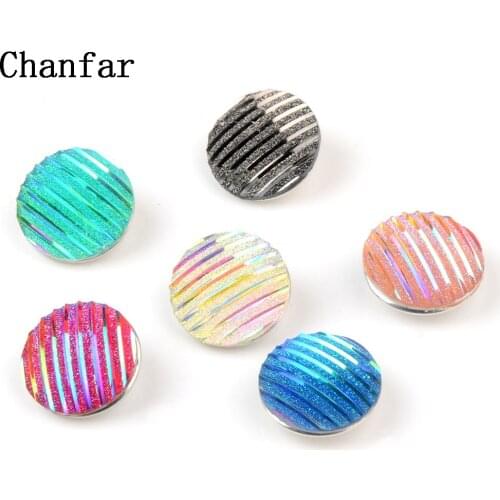 Chanfar 18mm 30pcs/style ,Customize Snap Button With Your Picture