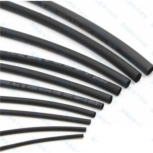3mm Black Heat Shrink Tubes Shrinkable Tubing Insulation Sleevin