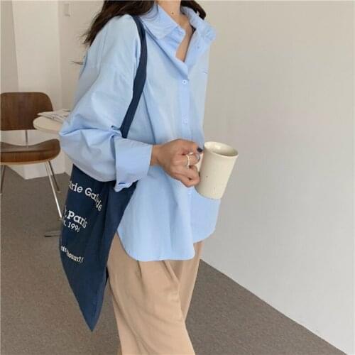 Cheap wholesale 2021 spring summer autumn new fashion casual ladies work women Blouse woman overshirt female OL At8776M