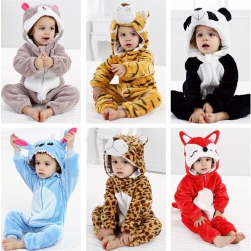 Autumn Cartoon Casual Bodysuits Baby Cute Romper Animal Newborn Clothes Infant Long Sleeve Hooded Rompers Playsuits Ropa Bebe