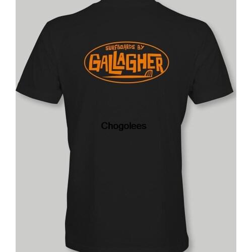 GALLAGHER SURFBOARDS Retro T Shirt surf surfing board newport beach california