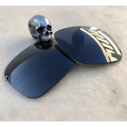 Firtox True Polarized Enhanced Replacement Lenses for-Oakley Fuel Cell OO9096 Sunglass (Lens Only)-Black