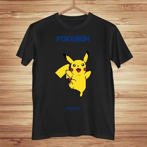 Cartoon Anime Goku DBZ Pixel Mosaic style T shirt Mens Women tee shirt 100% cotton Fashion clothes for teens Summer Tops