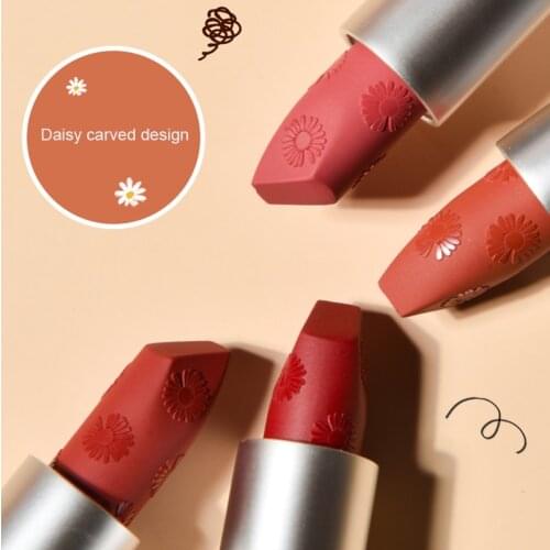 A 6-color Lipstick Soft Mist Lipstick Matte Velvet Non-fading Air Lipstick Moisturizing Lipstick Makeup Cosmetic TSLM1