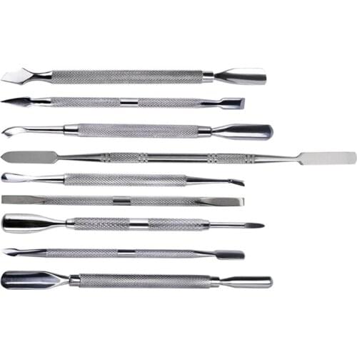 2021 New Cuticle Pusher Cutter Nail Peeler Scraper Stainless Steel Remover Pedicure