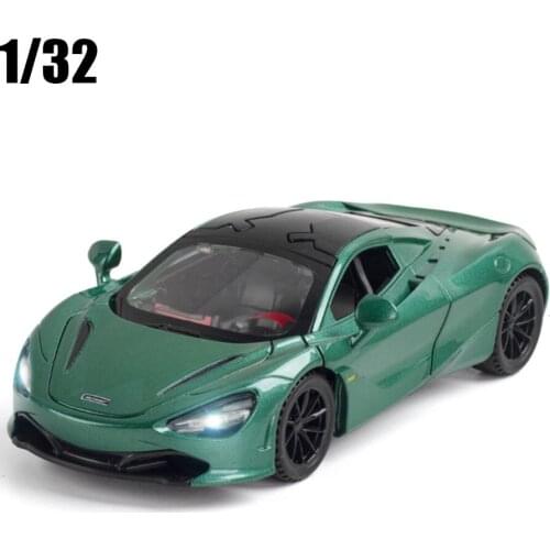 High Simulation 1:32 Mclaren 720S Sports Car Alloy Car Diecasts Toy Vehicles Metal Car Model For Kids Gifts Collection