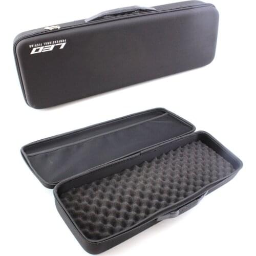 NEW Portable Fishing Rod bag Double Zipper Shockproof Storage Box Travel Fishing Tackle reel bag 55cm*20cm*9cm