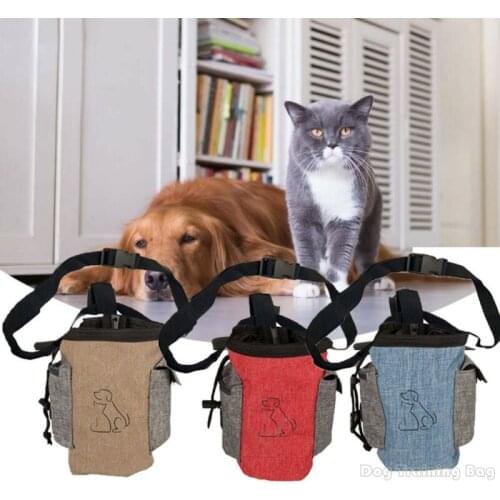Pet Dog Cat Training Treat Puppy Snack Bag Travel Carry Carrier Pouch Storage Holder Dispenser /BY