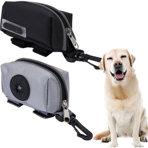 Portable Pet Puppy Cat Pick Up Poop Bag Dispenser Cat Waste Bag Holder Outdoor Pets Supplies Garbage Bags Organizer