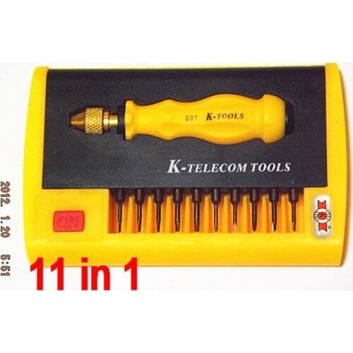 Excellent quality S2 torx phillips slotted Y type pentacle star mini precision computer screwdriver set NO.881 freeship