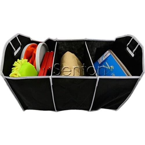 Folding Storage Box Car Trunk Bag Net For Seat Leon Audi Q7 A1 VW Honda Accord Jeep Renegade Wrangler Ford Focus 3 2 Accessories