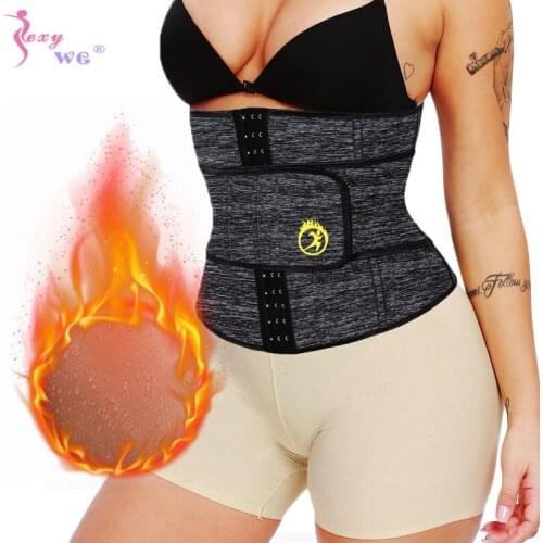 SEXYWG Waist Trainer for Women Body Shaper slimming Belt Weight Loss Neoprene Sauna Waist Cincher Fat Burning Shapewear