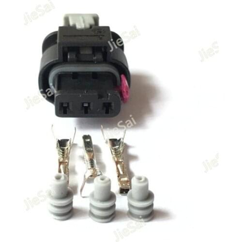 Tyco AMP 3 Pin Waterproof Auto Wire Connector 1718653-1 / 4F0 973 703A / 2-1718652-3 Reversing Radar Plug For VW Audi