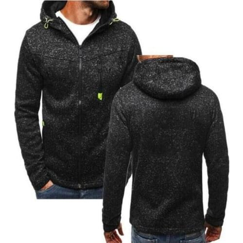 Spring Autumn Mens Jackets Hooded Coats Casual Zipper Sweatshirts Male Tracksuit Fashion Jacket Mens Clothing Outerwear