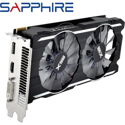 SAPPHIRE R7360 2G Graphics Card R7 360 2GB Video Cards GDDR5 128bit For AMD R7 Series Radeon R7 360 R7360 2GB HDMI DVI Used