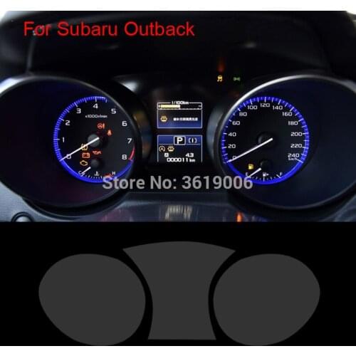 TOMMIA For Subaru outback 15-19 Screen Protector HD 4H Dashboard Protection Film Anti-scratches Car Sticker