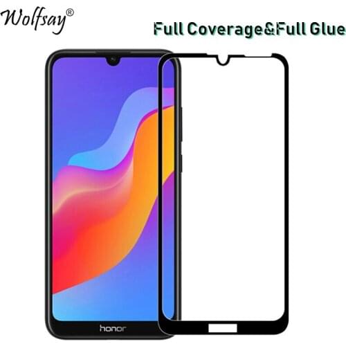 Full Cover Tempered Glass For Huawei Honor 8A Screen Protector Whole Glue Safety Glass For Huawei Honor 8A Phone Glass Honor 8A