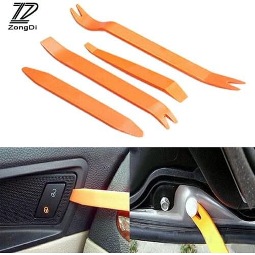 ZD 4pc Car Styling Audio Door Removal Tool For Renault Megane 2 3 Duster VW Touran Passat B6 Golf 7 T5 T4 Fiat 500 Accessories
