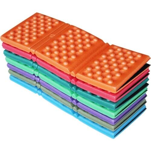1pc Random Color Foldable Folding Outdoor Camping Mat XPE Waterproof Seat Pad Chair Picnic Moisture-proof Mattress Beach Mat Pad