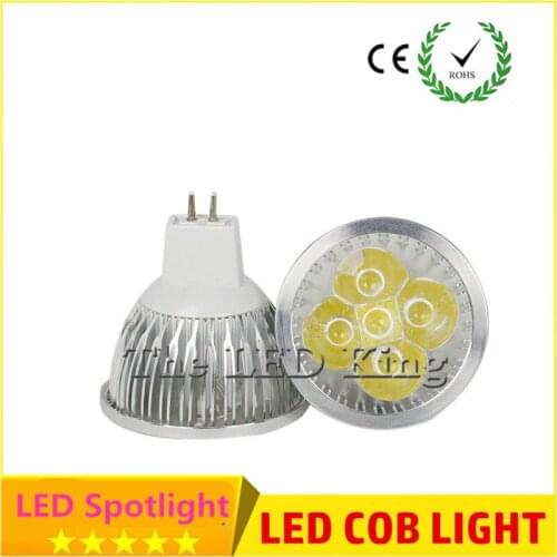 10PCS free shipping 9w 10w 12w MR16 high power 220V 240V MR 16 Spotlight Led lamp Light Downlight Led Bulbs Warm/Cool White