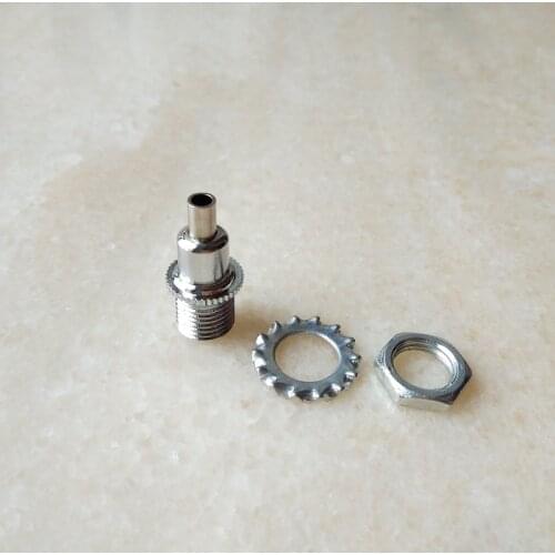 10pcs/lot 1.0-2.0mm M10 steel wire rope fixator with nuts and gasket steel Cable Grip Wire Clip Cord Grip wire lock