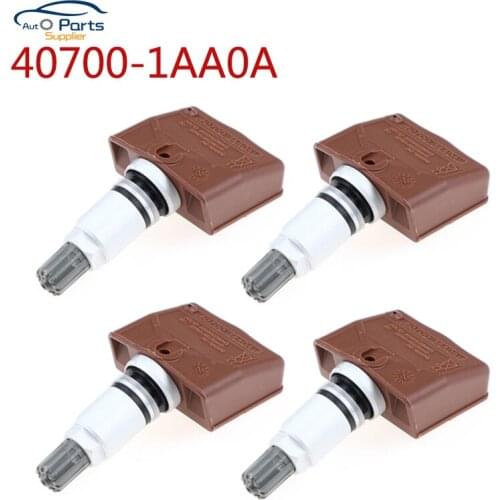 4pcs 40700-1AA0A 407001AA0A TPMS Tire Pressure Sensor 315MHZ For Nissan 350Z Altima For Infiniti EX35 G35 40700-JA01B
