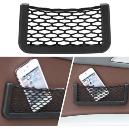 Brand new Universal Car Seat Side Back Storage Elastic Mesh Net Bag Phone Holder Pocket Organizer