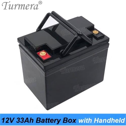Turmera 12V 33Ah Battery Storage Box for 3.2V 32700 Lifepo4 Battery Apply to Solar Power System and Uninterrupted Power Supply A