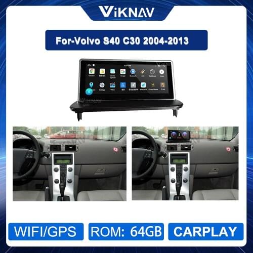 8.8 inch For Volvo S40 C30 2004-2013 2 din Android Autoradio car radio multimedia player GPS DVD Carplay
