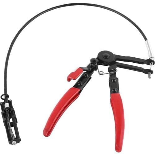 Auto/Car Repairs Bent Nose Hose Clamp Pliers Hand Tools Cable Type Flexible Wire Long Reach Hose Clip Pliers Hand Tools Set