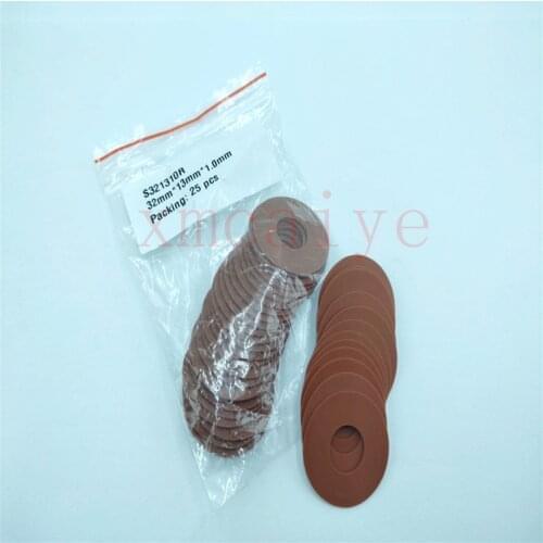 DHLfree shipping 100 Pieces red Rubber Sucker for Printing Machine Size 32x13x1mm