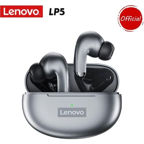 Lenovo LP5 Wireless Earphone BT 5.0 Low Latency Pairing Headphones Touch Control Noise Cancellation Wateroof IPX5 Sports Headset