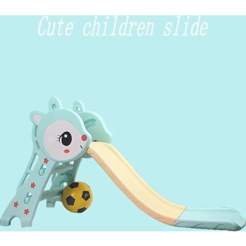 Children slide Childrens home indoor birthday toys with widening, lengthening, thickening and folding a small slide