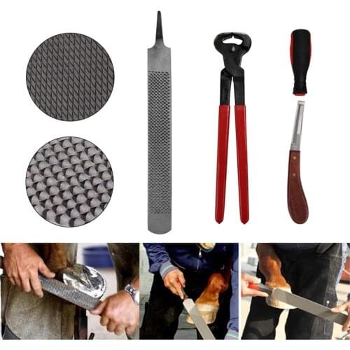 Horse Hoof Rasp Trimming File Iron Horseshoe File Farrier Horseshoe Repair Tools Stable Equestrian Supplies