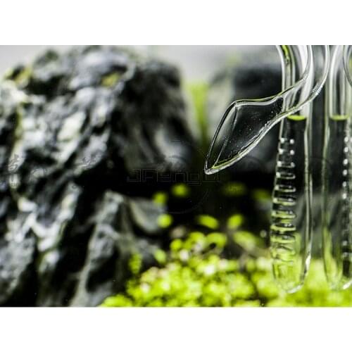 JFENGLI VIV 12/16mm inflow 9/12mm outflow Glass Lily Pipe, for EHEIM 150, ADA Model Free Shipping