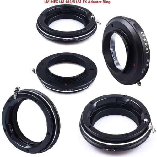 Foleto Camera Lens Adapter Ring LM-NEX M4/3 N1 FX For Leica M lens to sony E mount M4/3 N1 panasonic micro m4/3 fujifil FX Xt3 x