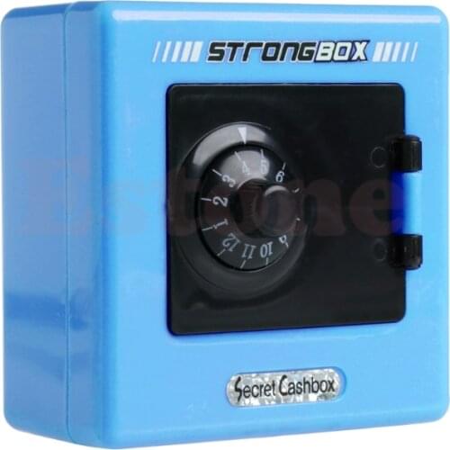 Money Box Code Safe Coins Cash Square Saving Pot Piggy Bank Combination Lock