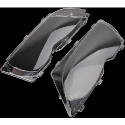 Headlight Lenses Left&Right Headlamp For BMW E46 4 DR BM E46 4-door Front Headlight Plastic Cover Car Motorcycle Cover 2 Pcs