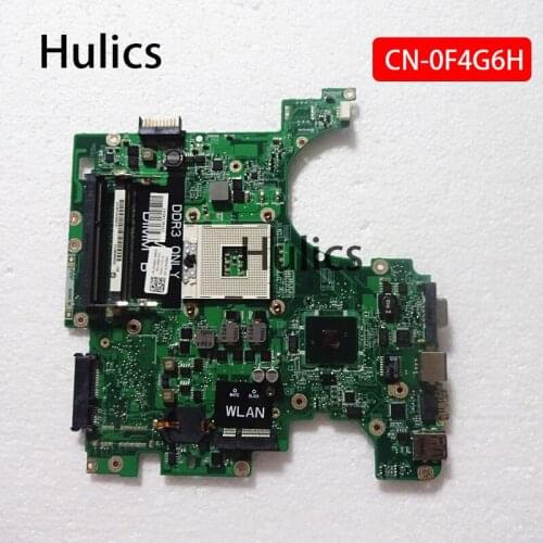 Hulics Original F4G6H 0F4G6H For DELL Inspiron 1564 Mainboard S989 DAUM3BMB6E0 CN-0F4G6H HM55 Laptop motherboard DDR3 main board