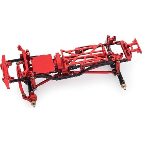 Metal Assembled Frame Chassis for 1/24 RC Crawler Car Axial SCX24 90081 Deadbolt Upgrade Parts Accessories