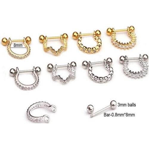 Fashion Zircon Stud Earrings & Earrings Womens Party Gifts Geometric Cubic Zirconia Earrings Girls Earrings Jewelry