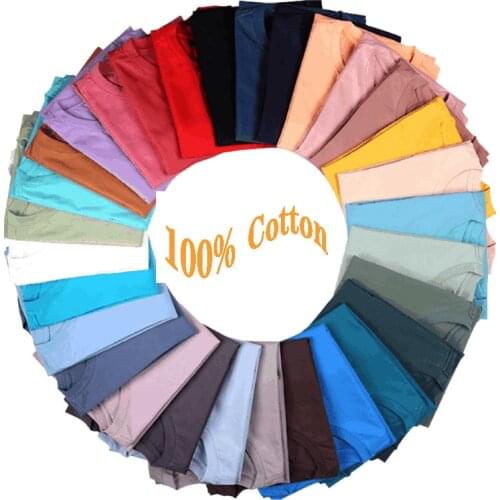 2021 New Cotton Mens T-shirt Solid color T ShirtShort-sleeve Man T shirt Short Sleeve Pure Color For Male Tops