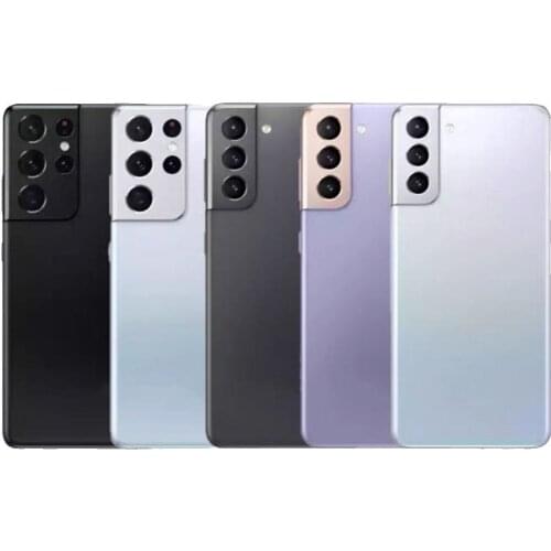 Original Glass Samsung Galaxy S21 S21+PLUS Ultra Back Battery Cover Door Rear Housing Case Replacement + Adhesive Sticke