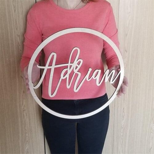 Custom Wooden Letters Name Sign, Personalized Wedding Birthday Sign, Nursery Decor Baby Room Wall Decor