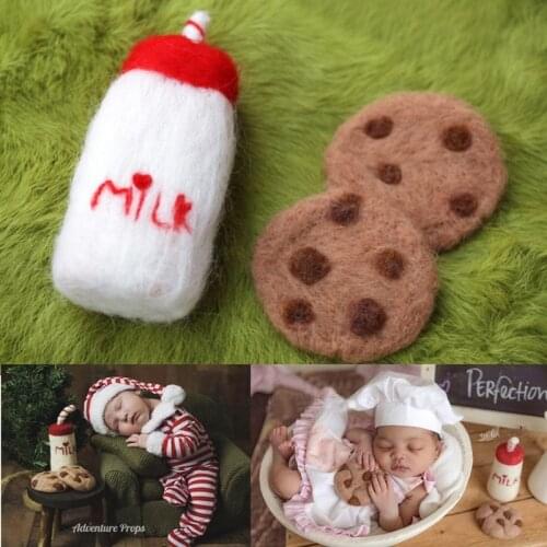 Newborn Photography Props Handmade Wool Felt Diy Handmade Baby Jewelry Home Decor Baby Photography Studio Arrcessories