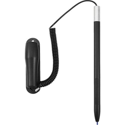 Stylus Pen Point Touch Screen Printer Mobile Phone Spring Rope Tablet Accessories Black With Stand Holder Capacitive Pencil
